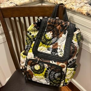 Vera Bradley Bancroft Backpack in a patterned design